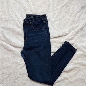 American Eagle Outfitters Women's Deep Indigo Skinny Jeans